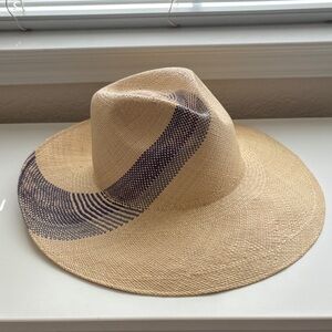 Freya Tan and Black Woven Hat